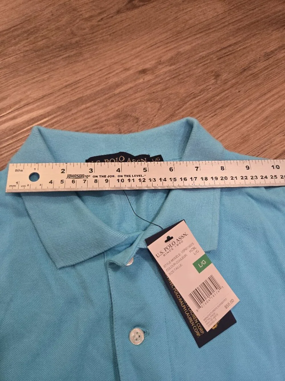 U.S. Polo Assn. Men's Short Sleeve Blue Polo NWT - Picture 5 of 8